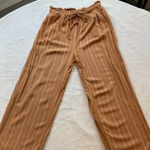 Soft flowing pants with drawstring waist